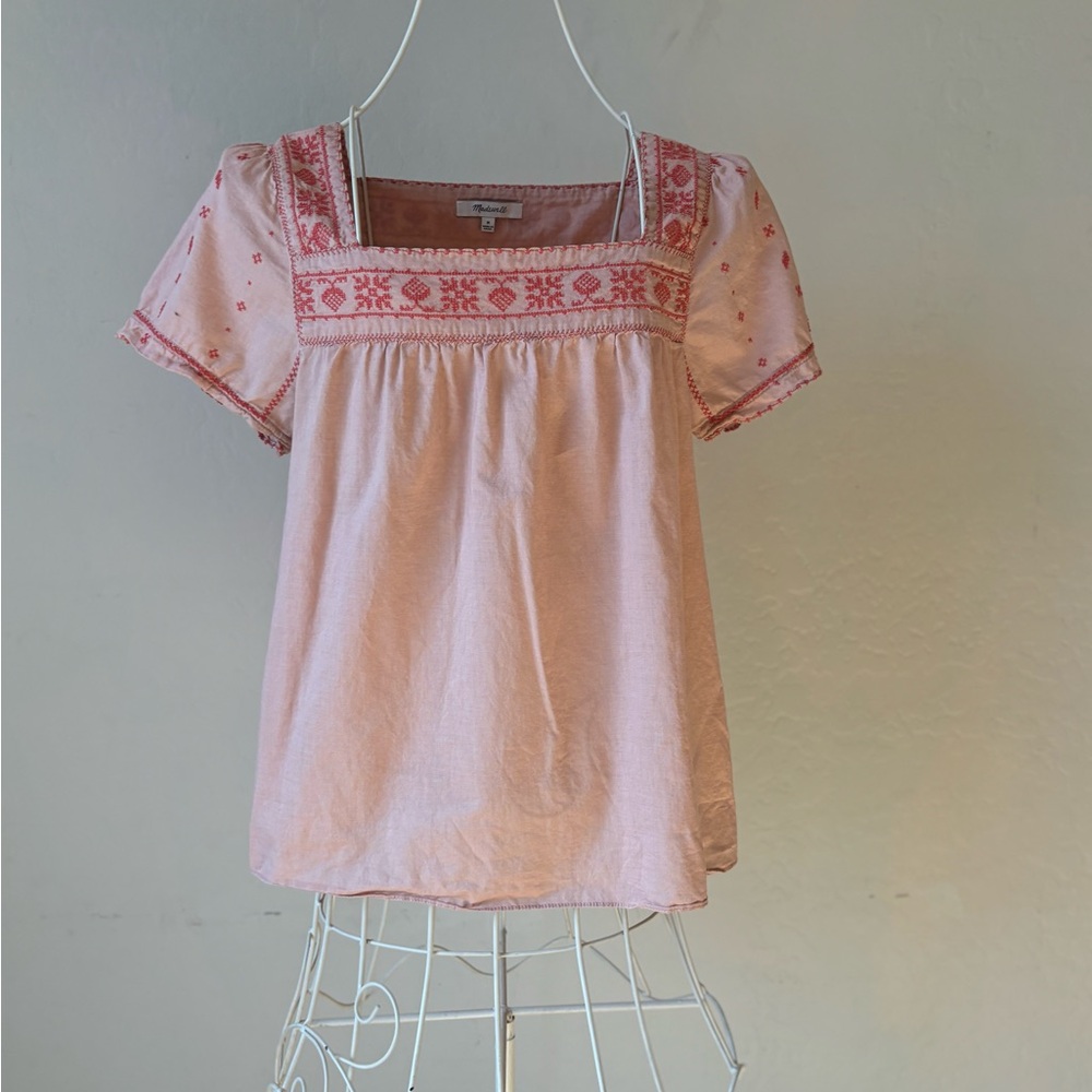 MADEWELL Pink La Villa Top